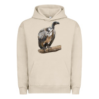Pigment French Oak Vulture Bird Urban Hoodie - LillyAllenDesigns