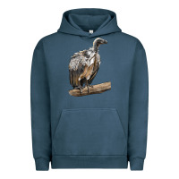 Pigment Midnight Navy Vulture Bird Urban Hoodie - LillyAllenDesigns