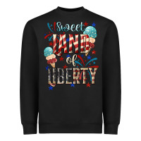 Black Sweet land of liberty 4th of july Heavyweight Sweatshirt - HowdyJamesFarm