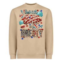 Mushroom Sweet land of liberty 4th of july Heavyweight Sweatshirt - HowdyJamesFarm
