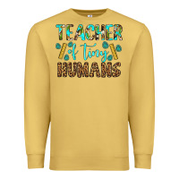 Antique Gold teacher of tiny humans Premium Sweatshirt - BundleAndBundleShop