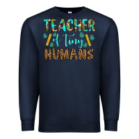 Navy teacher of tiny humans Premium Sweatshirt - BundleAndBundleShop