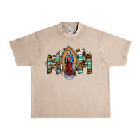French Oak mom virgin mary Urban Heavy Tee - SublimationCraftShop