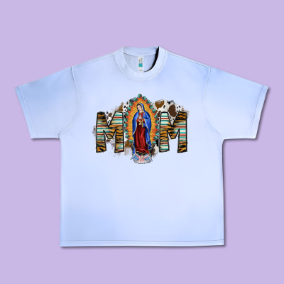 Mom Virgin Mary Urban Heavy Tee Designed By Sublimationcraftshop