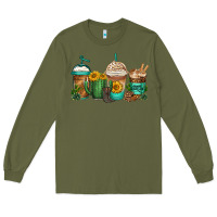 Army Green desert darlin coffee cups Long Sleeve Tee - Jasminsmagicworld