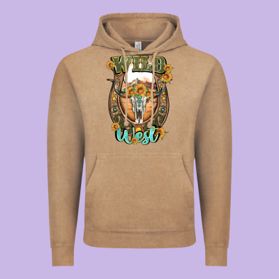 Wild West Vintage Hoodie Designed By Artiststas
