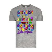 Cloud Rock autism i'll be just fine with a mom like mine Vintage Tee - Artiststas