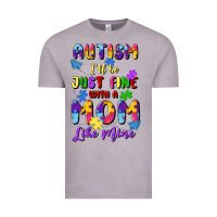 Vintage Zinc autism i'll be just fine with a mom like mine Vintage Tee - Artiststas