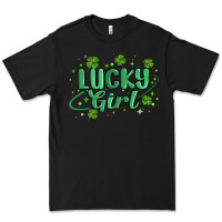 Black lucky girl Premium Tee - MaliasSmallBusiness