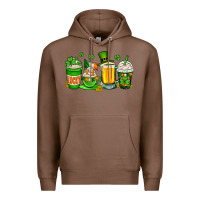 Chestnut St. Patrick's Day coffee cups Premium Hoodie - OliviaCreatesArt