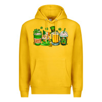 Lemon St. Patrick's Day coffee cups Premium Hoodie - OliviaCreatesArt