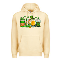 Pina Colada St. Patrick's Day coffee cups Premium Hoodie - OliviaCreatesArt