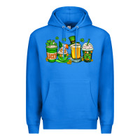 True Royal St. Patrick's Day coffee cups Premium Hoodie - OliviaCreatesArt