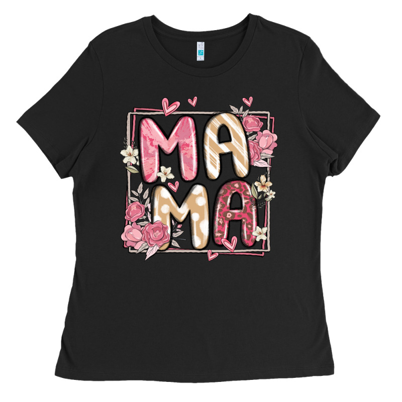 Floral Mama Ladies Tee by MaliasSmallBusiness | Teevron