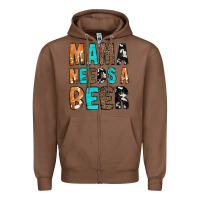 Chestnut Mama Needs a Beer Zipper Hoodie - CowCowDesign