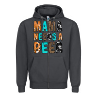 Smoke Mama Needs a Beer Zipper Hoodie - CowCowDesign