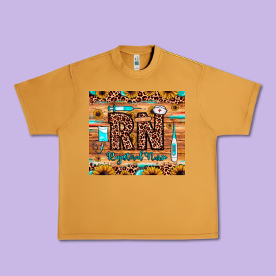 Rn Registered Nurse Urban Heavy Tee Designed By Jahusdesignshop