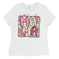 White floral mama Ladies Tee - MaliasSmallBusiness