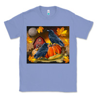 Colony Blue Fall Crow Classic Tee - LillyAllenDesigns
