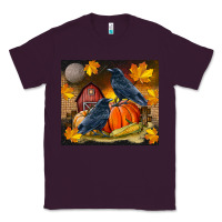 Plum Fall Crow Classic Tee - LillyAllenDesigns