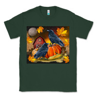 Sports Green Fall Crow Classic Tee - LillyAllenDesigns