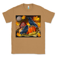 Toasted Coconut Fall Crow Classic Tee - LillyAllenDesigns