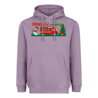 Lavender christmas is coming Heavyweight Hoodie - BundleAndBundleShop