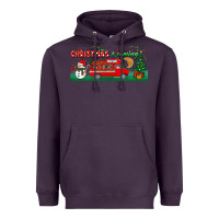 Plum christmas is coming Heavyweight Hoodie - BundleAndBundleShop