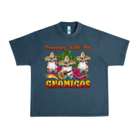 Midnight Navy hanging with gnomigos Urban Heavy Tee - Artiststas