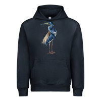 Navy Louisiana Heron Urban Hoodie - LillyAllenDesigns