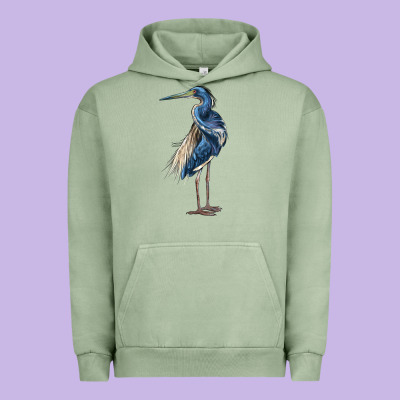 Louisiana Heron Urban Hoodie Designed By Lillyallendesigns