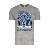 Cloud Rock we wear blue for autism awareness accept understan Vintage Tee - Artiststas