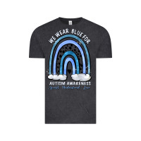 Vintage Black we wear blue for autism awareness accept understan Vintage Tee - Artiststas