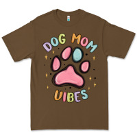 Cacao dog mom vibes Premium Tee - MaliasSmallBusiness