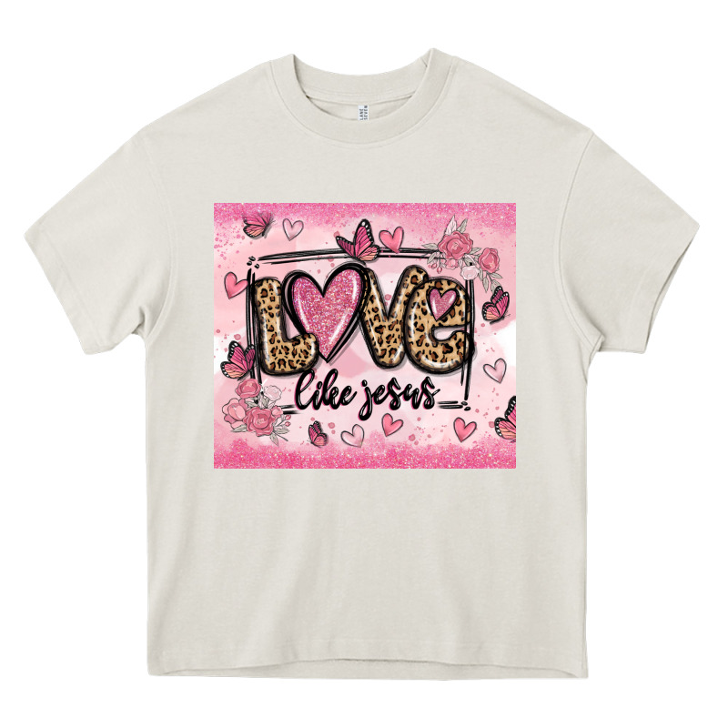 Love Like Jesus Heavy Core Tee by MaliasSmallBusiness | Teevron