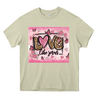 Mossy love like jesus Heavy Core Tee - MaliasSmallBusiness