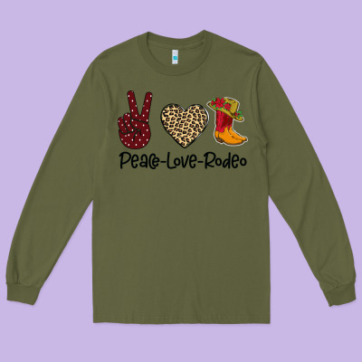 Peace Love Rodeo Long Sleeve Tee Designed By Bettercallsaul