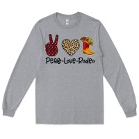 Heather Grey Peace Love Rodeo Long Sleeve Tee - Bettercallsaul