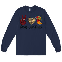 Navy Peace Love Rodeo Long Sleeve Tee - Bettercallsaul