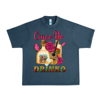 Midnight Navy cinco de drinko Urban Heavy Tee - Artiststas