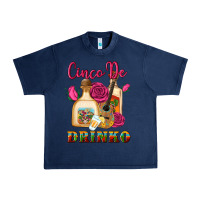 Navy cinco de drinko Urban Heavy Tee - Artiststas