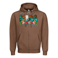 Chestnut Glitter Dirt Mama Of Both Cow Flowers Zipper Hoodie - CowCowDesign