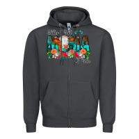 Smoke Glitter Dirt Mama Of Both Cow Flowers Zipper Hoodie - CowCowDesign
