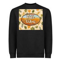 Black retro fall vibes Heavyweight Sweatshirt - TumblerDesignByShophia