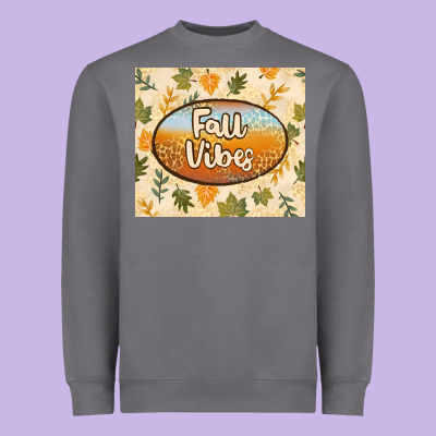Retro Fall Vibes Heavyweight Sweatshirt Designed By Tumblerdesignbyshophia