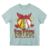 Arona busy raising ballers Heavy Core Tee - MaliasSmallBusiness