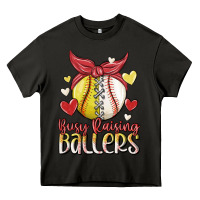 Asphalt busy raising ballers Heavy Core Tee - MaliasSmallBusiness