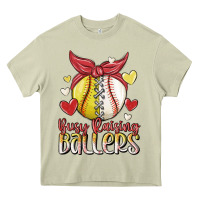 Mossy busy raising ballers Heavy Core Tee - MaliasSmallBusiness