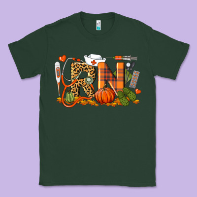 Fall Rn Registered Nurse Classic Tee Designed By Lillyallendesigns