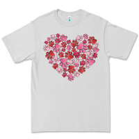 Dove Grey dog valentine Premium Tee - MaliasSmallBusiness